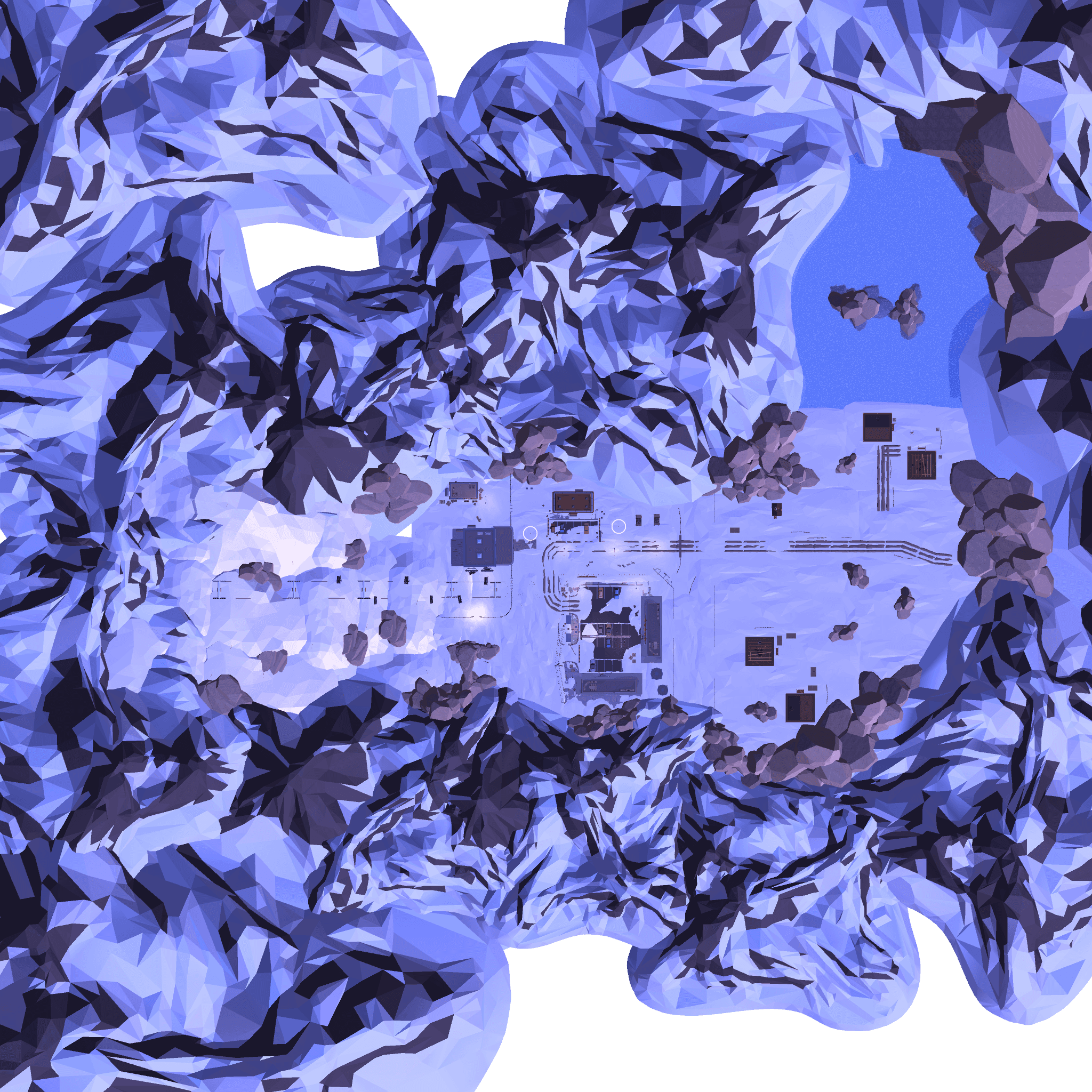 Finnish Ski Resort — overview map