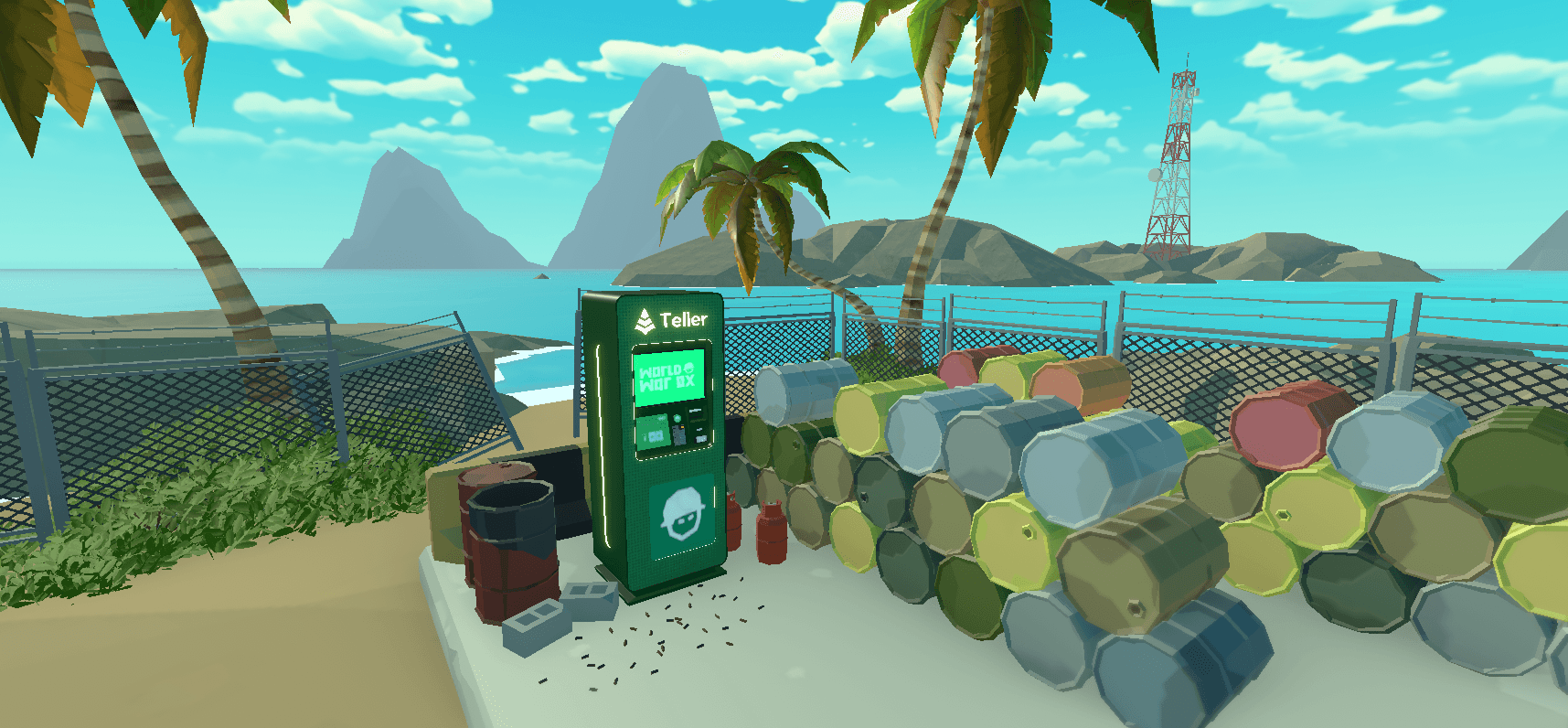 Teller ATM — Penghu Islands — bank it on the coast