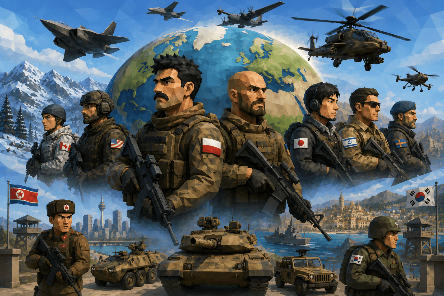 Coalitions clashing across the global front