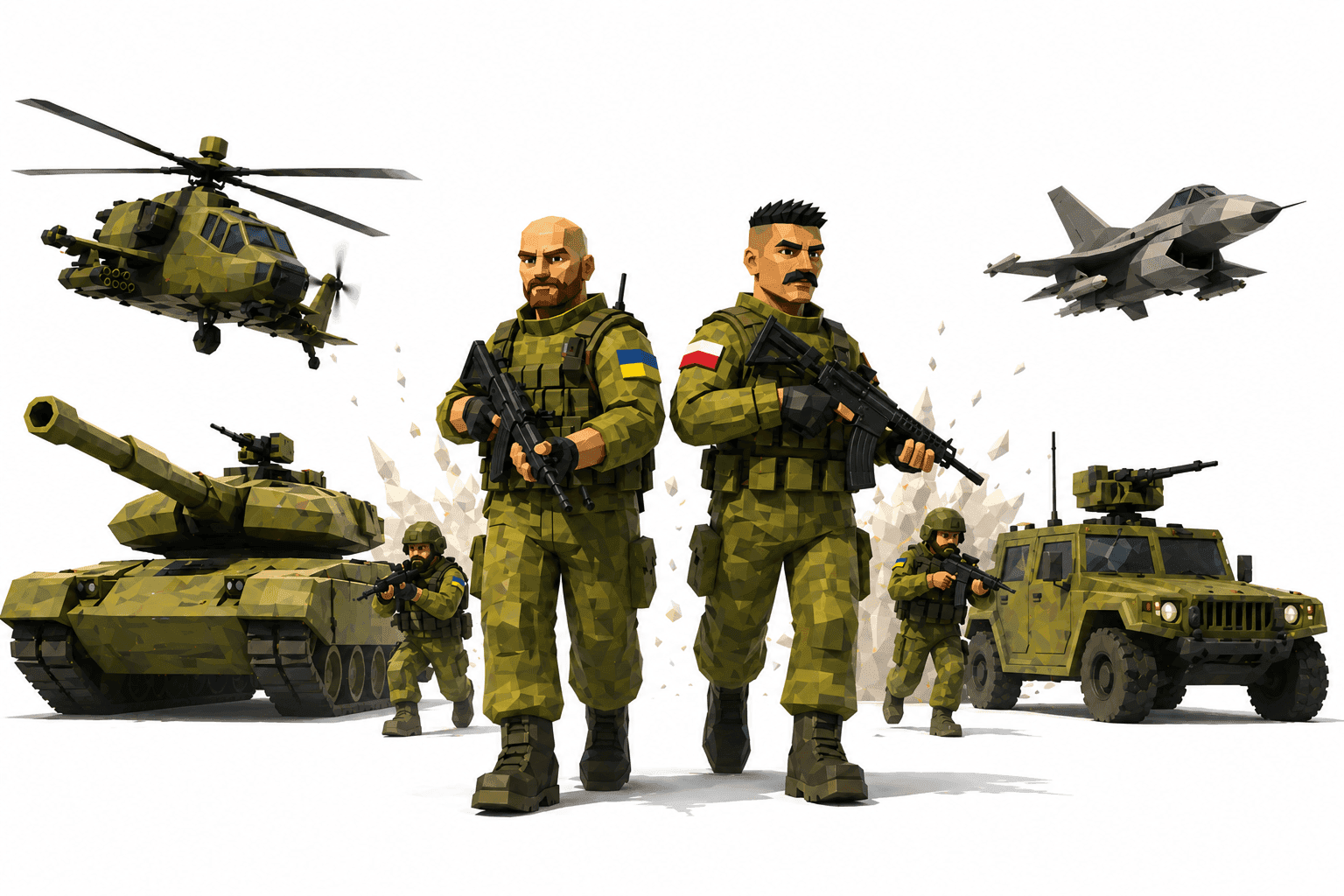 Grunts operators mobilizing for an event window