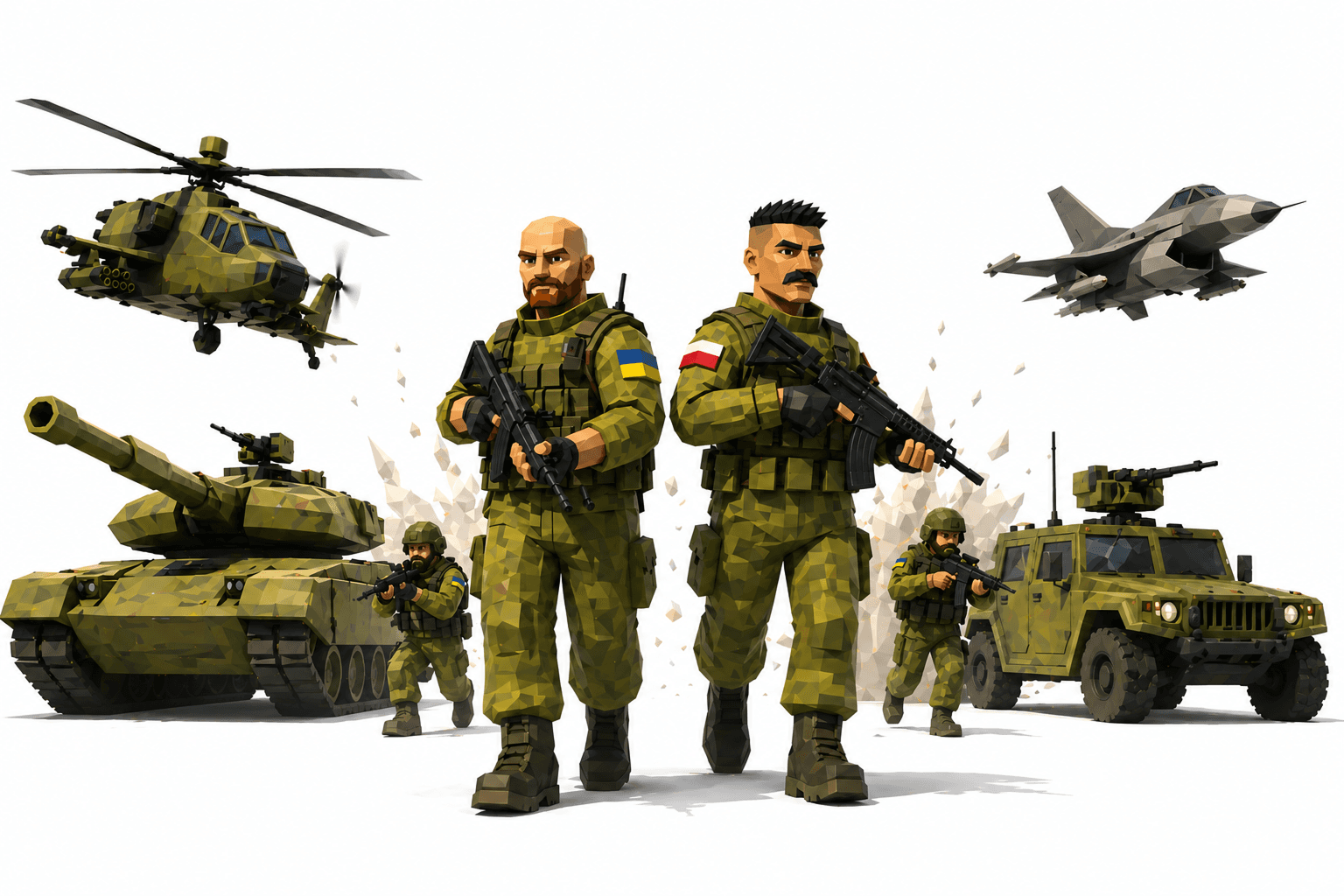 Grunts operators mobilizing for an event window